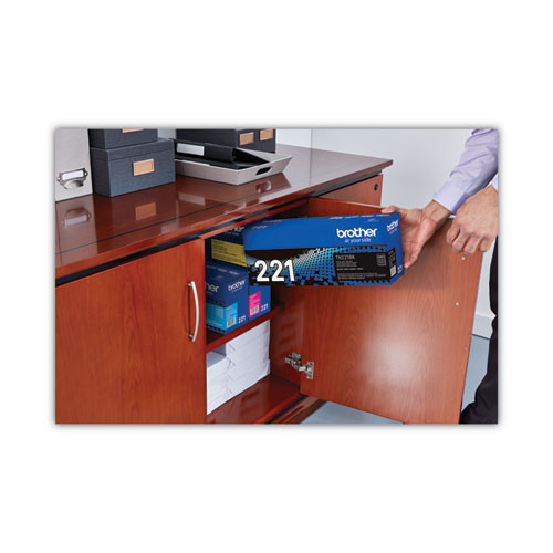 TN221BK Toner, 2,500 Page-Yield, Black