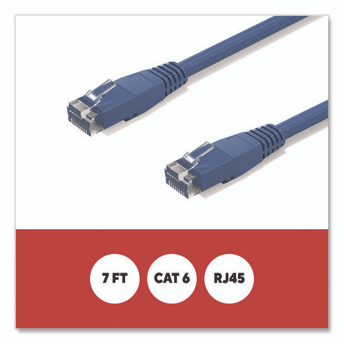 CAT6 Ethernet Cable, 7 ft, Blue