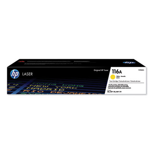 HP 116A, (W2062A) Yellow Original Laser Toner Cartridge