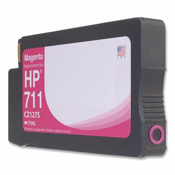 Remanufactured Magenta Ink, Replacement for 711 (CZ131A), 29 mL