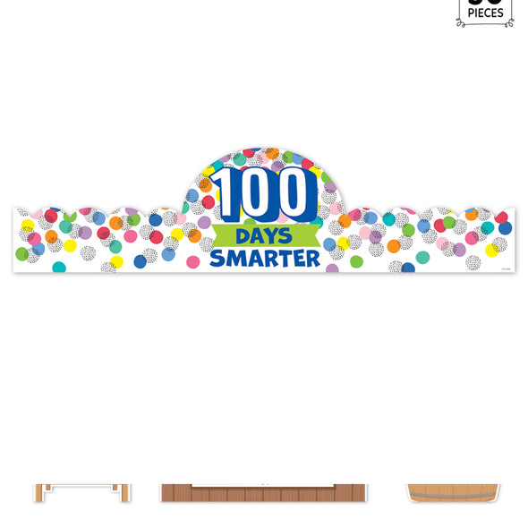 Core Decor Happy 100th Day Crowns, Pack of 30