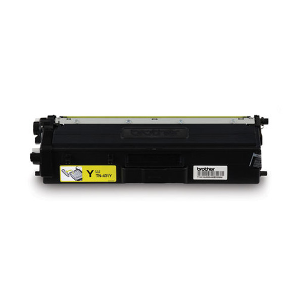 TN431Y Toner, 1,800 Page-Yield, Yellow