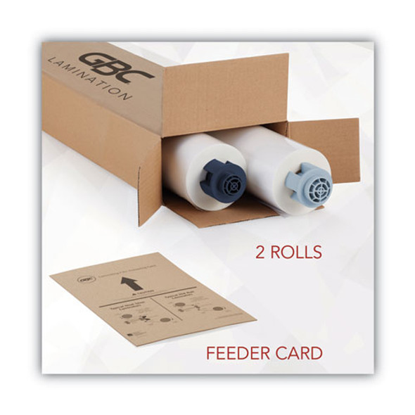 Ultima 35 EZload Roll Film, 5 mil, 12" x 100 ft, Gloss Clear, 2/Box