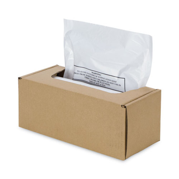 Shredder Waste Bags, 16 to 20 gal Capacity, 50/Carton