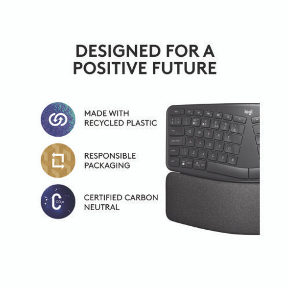 ERGO K860 Wireless Keyboard, Graphite