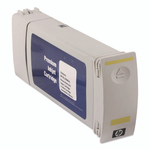 Compatible Yellow High-Yield Ink, Replacement for 91 (C9469A), 775 mL