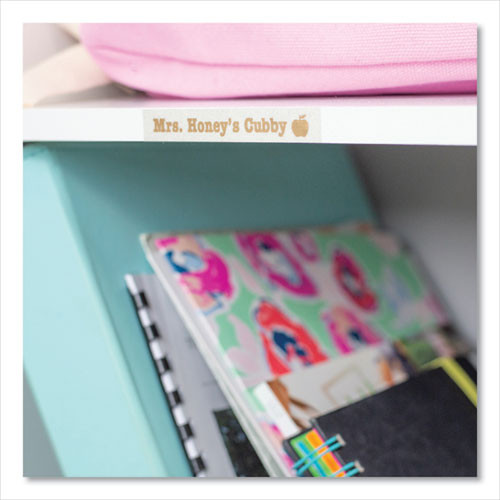 TZe Premium Laminated Tape, 0.47" x 26.2 ft, Gold on White