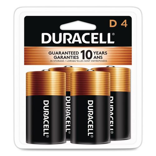 CopperTop Alkaline D Batteries, 4/Pack