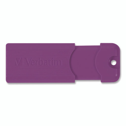 PinStripe USB 3.2 Flash Drive, 64 GB, Assorted Colors, 5/Pack