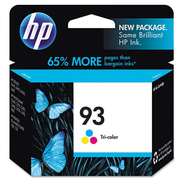 HP 93, (C9361WN) Tri-Color Original Ink Cartridge