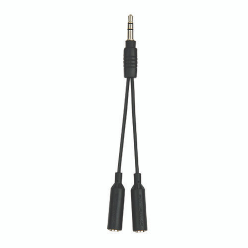 TuneShare 3.5 mm to 3.5 mm Audio Splitter, Black