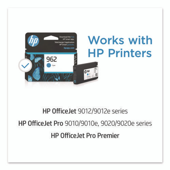 HP 962, (3HZ96AN) Cyan Original Ink Cartridge