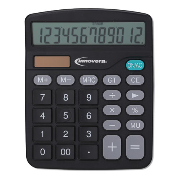 15923 Desktop Calculator, 12-Digit LCD
