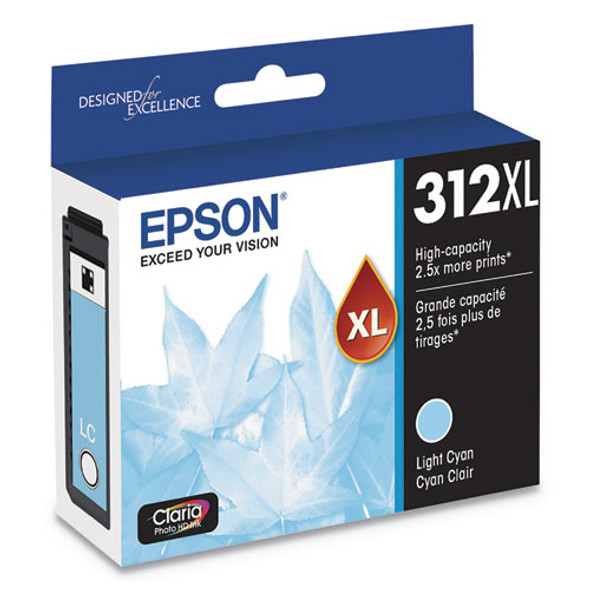 T312XL520-S (312XL) Claria High-Yield Ink, 830 Page-Yield, Light Cyan