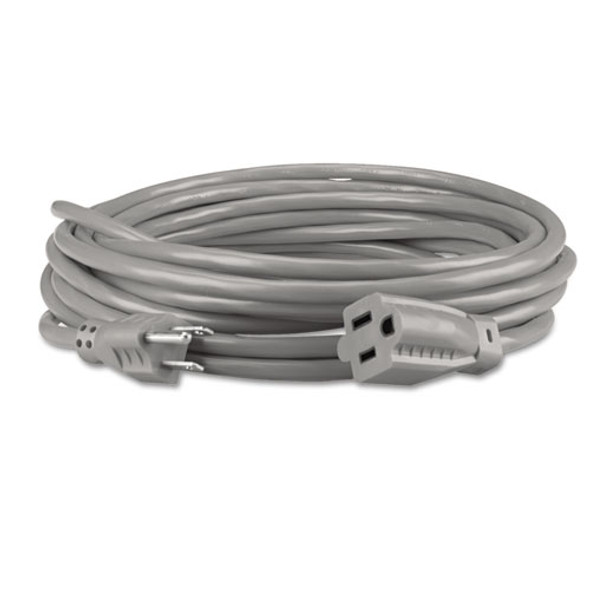 Indoor Heavy-Duty Extension Cord, 15 ft, 13 A, Gray Indoor Heavy-Duty Extension Cord, 15 ft, 13 A, Gray