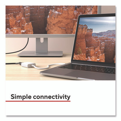 USB-C to HDMI Audio/Video Adapter, 6", White