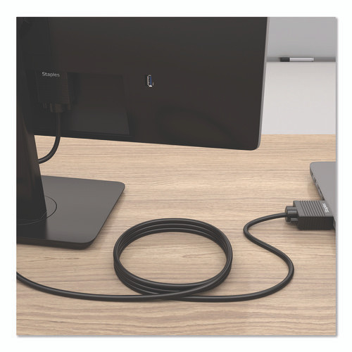 SVGA to VGA Cable, 6 ft, Black