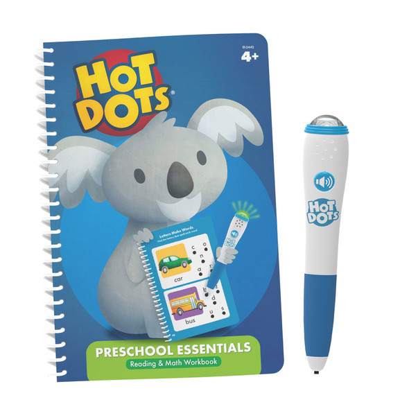 Hot Dots® Preschool Essentials Reading & Math Workbook Hot Dots® Preschool Essentials Reading & Math Workbook