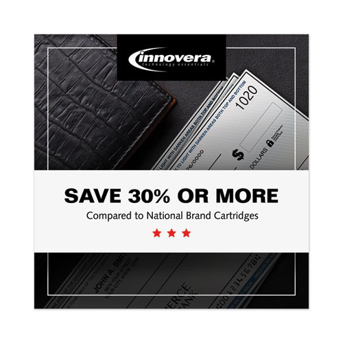 Remanufactured Black High-Yield MICR Toner, Replacement for 64XM (CC364XM), 24,000 Page-Yield