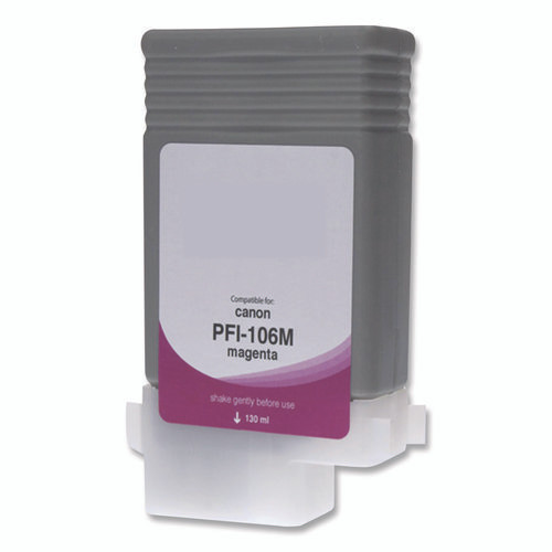 Compatible Magenta Ink, Replacement for PFI-106 (6623B001AA), 130 mL