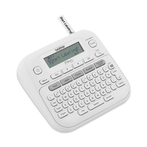 P-Touch PT-D220 Label Maker, 2 Lines, 3.9 x 9.3 x 10.2