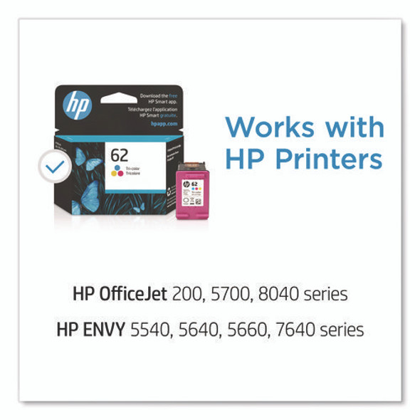 HP 62, (C2P06AN) Tri-Color Original Ink Cartridge