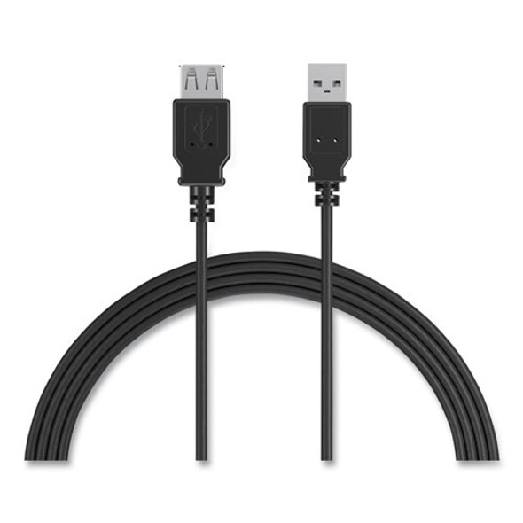 USB 2.0 Extension Cable, 6 ft, Black