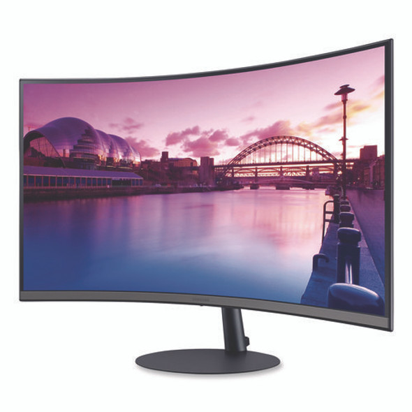 Curved LED Monitor, 27" Widescreen, VA Panel, 1920 Pixels x 1080 Pixels
