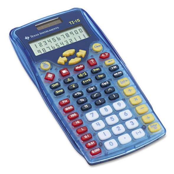 TI-15 Explorer Elementary Calculator, 11-Digit LCD TI-15 Explorer Elementary Calculator, 11-Digit LCD