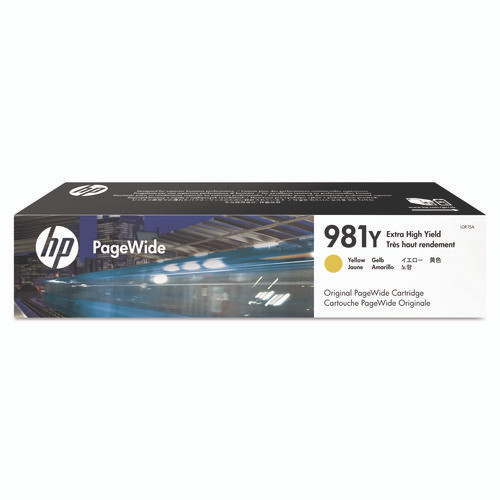HP 981Y, (L0R15A) Extra High-Yield Yellow Original PageWide Cartridge