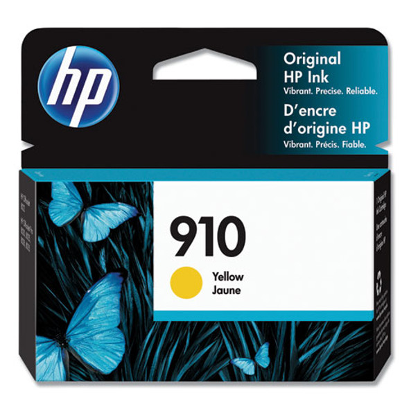 HP 910, (3YL60AN) Yellow Orignal Ink Cartridge HP 910, (3YL60AN) Yellow Orignal Ink Cartridge