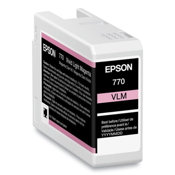 T770620 (T770) UltraChrome PRO10 Ink, 25 mL, Light Magenta