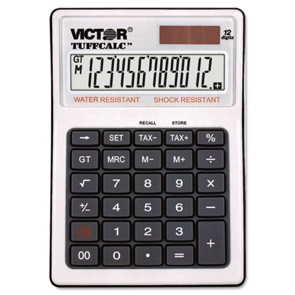 TUFFCALC Desktop Calculator, 12-Digit LCD
