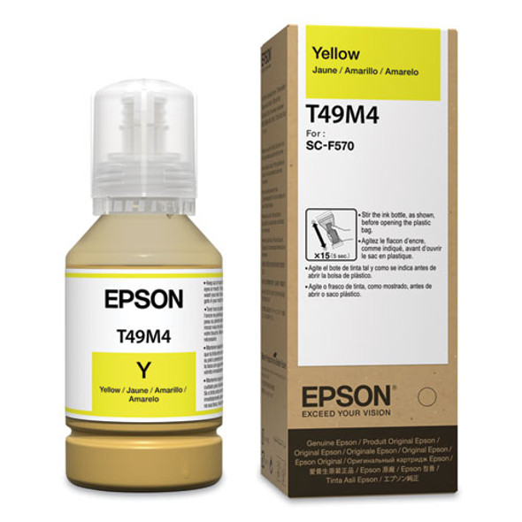 T49M420 (T49M) Ink Bottles, 140 mL, Yellow