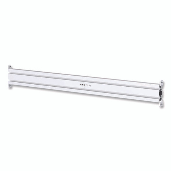 Slat Rail for Slat Wall System for 32" TVs, 3.39w x 1.8d x 41h, Silver, Supports 33 lb