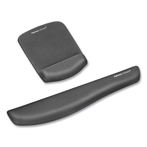 PlushTouch Keyboard Wrist Rest, 18.12 x 3.19, Graphite