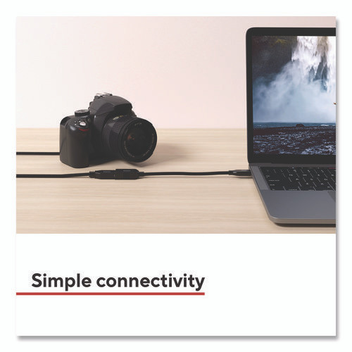 USB-A to Micro USB Type-B Cable, 6 ft, Black