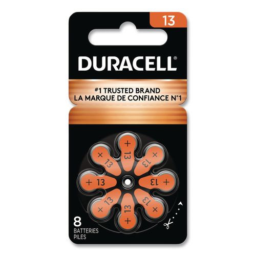 Hearing Aid Battery, #13, 8/Pack