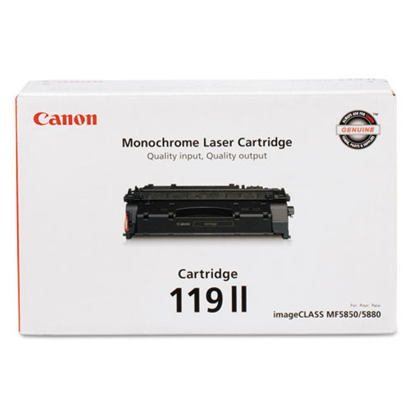 3480B001 (CRG-119 II) High-Yield Toner, 6,400 Page-Yield, Black