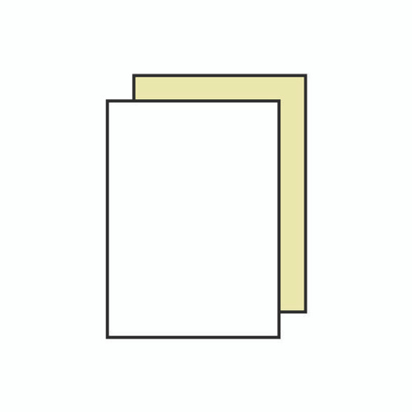 Fast Pack Digital Carbonless Paper, 2-Part, 8.5 x 11, White/Canary, 500 Sheets/Ream, 5 Reams/Carton