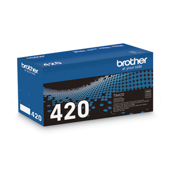 TN420 Toner, 1,200 Page-Yield, Black