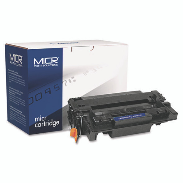 Compatible CE255A(M) (55AM) MICR Toner, 6,000 Page-Yield, Black