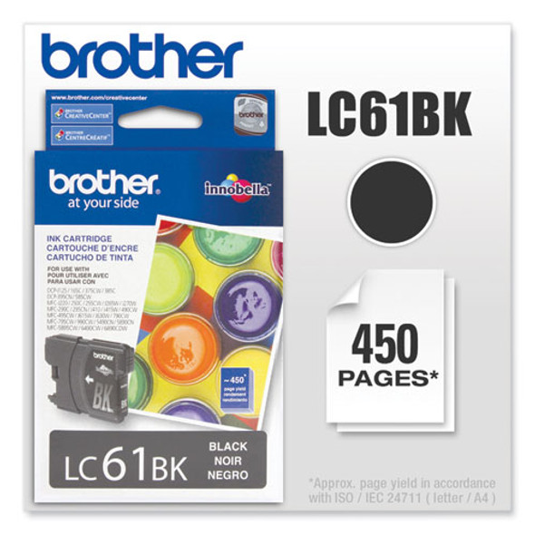 LC61BK Innobella Ink, 450 Page-Yield, Black