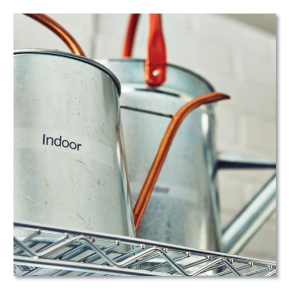 TZe Extra-Strength Adhesive Laminated Labeling Tape, 0.7" x 26.2 ft, Black on Clear