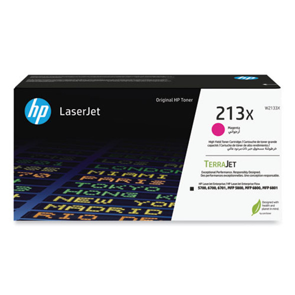 HP 213X (W2133X) High-Yield Magenta Original LaserJet Toner Cartridge