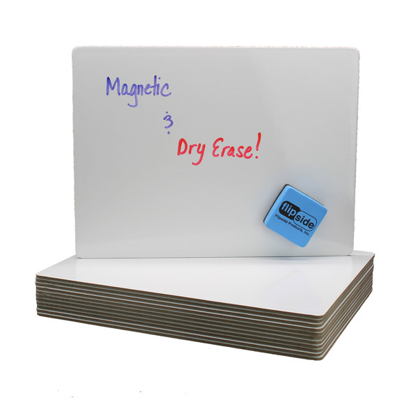 Magnetic Dry Erase Board, 9" x 12", Pack of 12 Magnetic Dry Erase Board, 9" x 12", Pack of 12