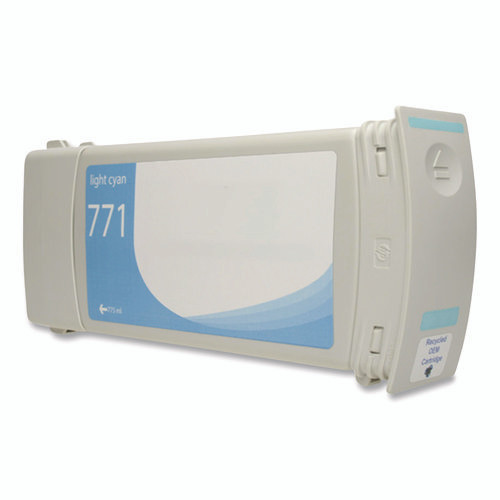 Remanufactured Light Cyan Ink, Replacement for 771 (CE042A, B6Y20A), 775 mL