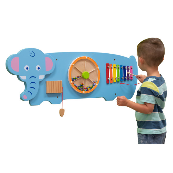 Elephant Activity Wall Panel - 18m+ - Toddler Activity Center Elephant Activity Wall Panel - 18m+ - Toddler Activity Center