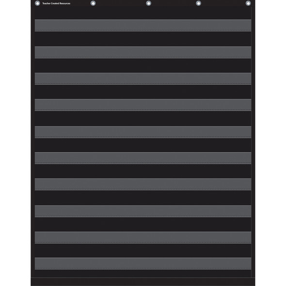 Black 10 Pocket Chart