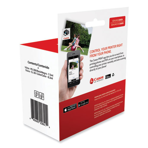 3725C006 (CL-261/PG-260) Ink, Black/Color